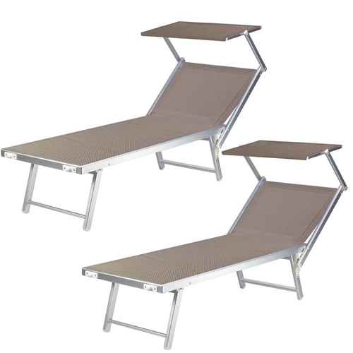 Coppia lettini prendisole - coppia,