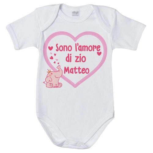 Body neonata personalizzato
