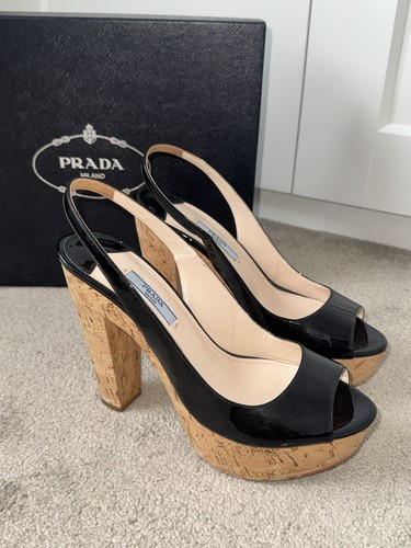 Prada tacchi con - tacchi, zeppa