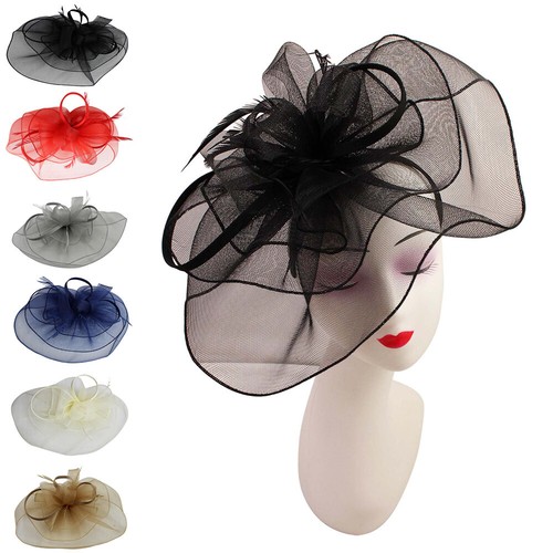 Grande cappello capelli fiore - grande,