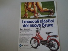 advertising Pubblicità 1982 PIAGGIO BRAVO 50