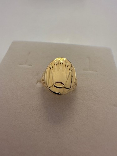 Anello ovale uomo oro - uomo, in