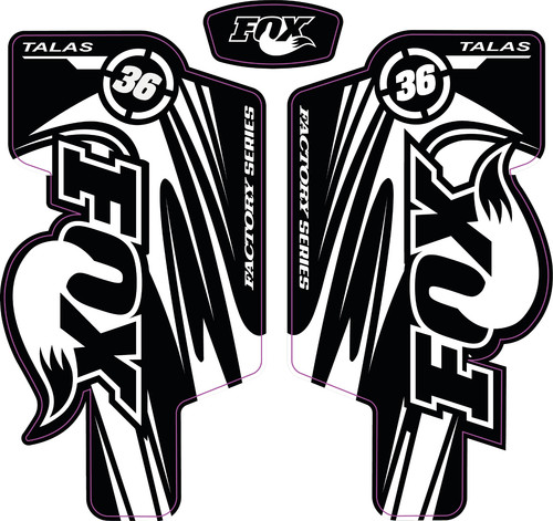 Adesivo fox talas forcelle - adesivo,