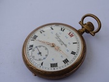 Orologio Antico Tasca Cronometro P.F.A Cassa Metallo Rame