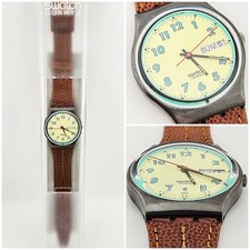 Swatch Gent High Flyer GX704 1989 Vintage Original Watch NOS Swiss Made