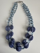 Collana in resina avio a