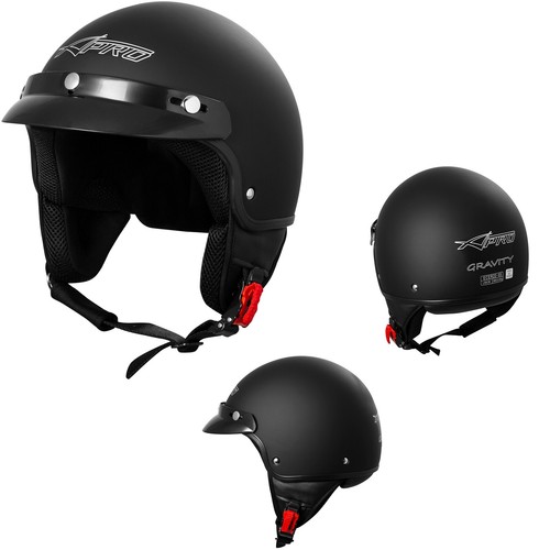 Casco demi jet scooter moto - casco,