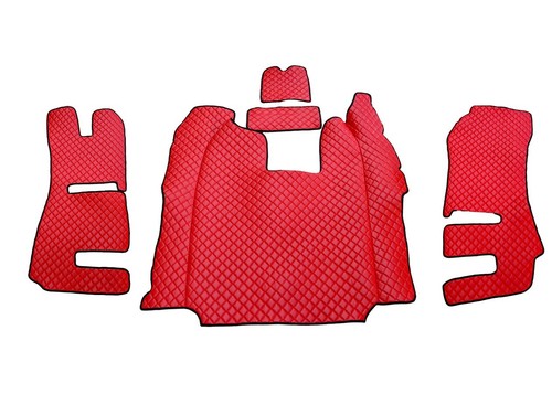 Set tappetini rosso eco - set,