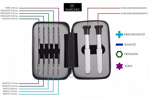 Mini cacciavite pezzu set - 12,