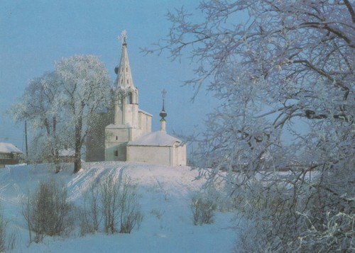 Cartolina suzdal chiesa - suzdal,