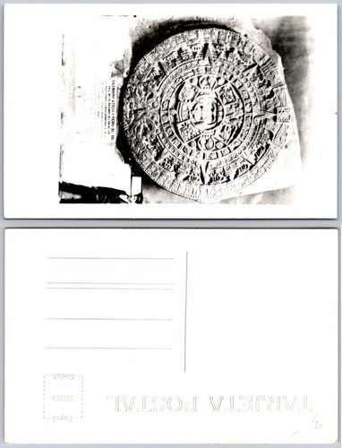 Cartolina calendario azteco - cartolina,