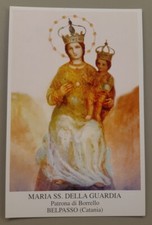 Santino MADONNA DELLA GUARDIA Patrona di Borrello Belpasso Catania Sicilia 