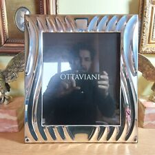 OTTAVIANI Cornice Portafoto in Argento + specchio x foto 21x25 anno 2016 - Nuova