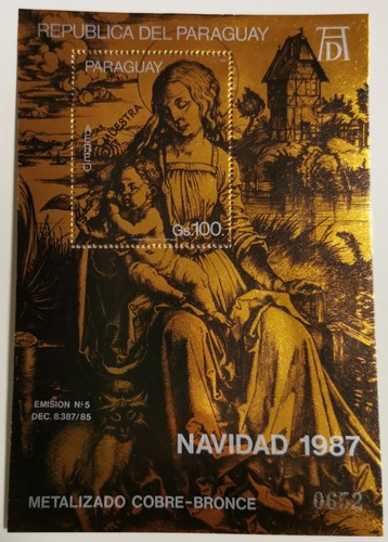 Blocco paraguay michel 445 - michel,