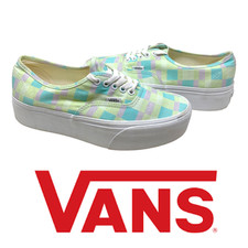 VANS Old Skool Stackform Platform Pastello Picnic Plaid Sneakers Donna Taglia 10