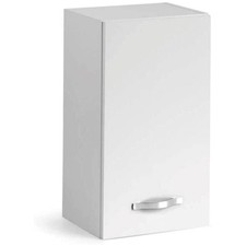 Mobile Mobiletto Da Muro/Parete Pensile Per Cucina Componibile Bianco Frassinato