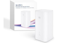 5G CPE 5 Router con SIM Slot Wi-Fi 6 AX3000 Ultra Veloce 3.6 Gbps Antenna 9dBi