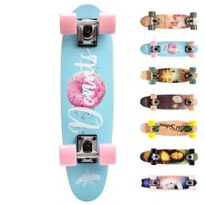 Tavola da skateboard bambini legno kickboard old school acero canadese ABEC-7 skate
