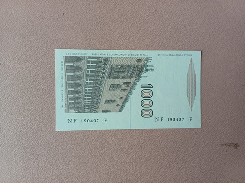 Banconota 1000 lire - 1000, marco