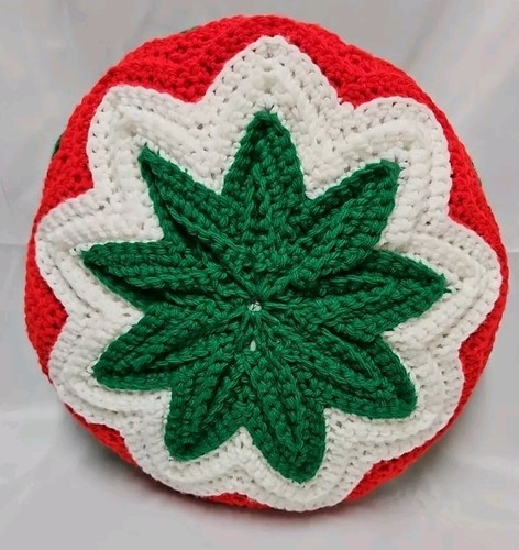 Cuscino rotondo fatto mano - fatto,