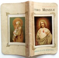 LIBRETTI RELIGIOSI STILLE DI RUGIADA N.120 1915 RITIRO MENSILE 