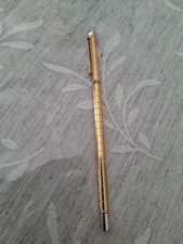 ? GUCCI penna sfera dorata guillocchè RARA vintage