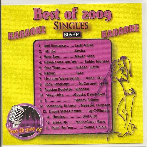 Best pop 2009 karaoke 3 - best,