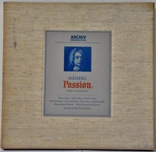 ARKIV PRODUKTION STEREO GERMANY HANDEL "Passion" 3LP BOX Maria STADER + BOOKLET