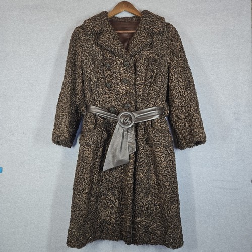 Cappotto lungo vintage agnello