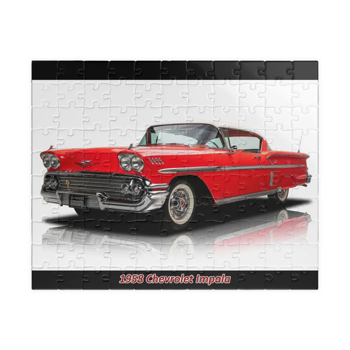 Puzzle chevrolet impala 1958 - puzzle,