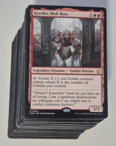 Krenko mob boss edh - mob, commander