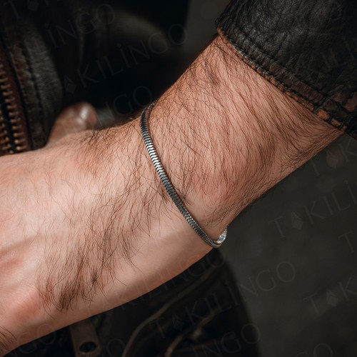 Bracciale uomo argento - uomo,