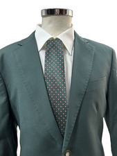 ABITO MADE IN ITALY VERDE SCURO LANA TASMANIA 44 46 48 50 52 54 56 58 AUT/INVERN