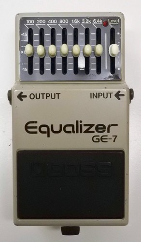 Boss equalizzatore pedale - boss, ge-7