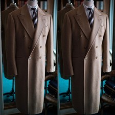 Cappotto lungo uomo cammello