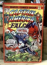 marvel COMICS CAPTAIN AMERICA FALCON PLACCA METALLO QUADRO 20x30cm