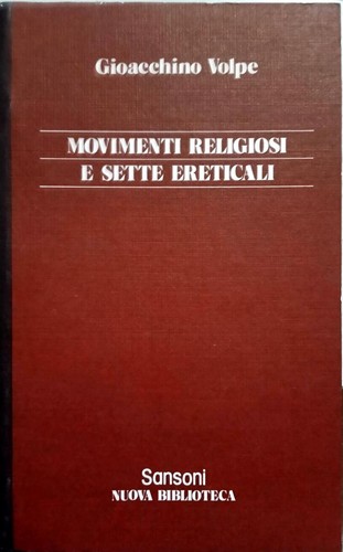 Libro movimenti religiosi - movimenti, e