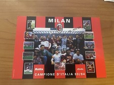 Cartolina AC MILAN Campione