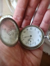 Longines Grand Prix Paris 1900 in argento 800 orologio da taschino cassa vintage