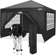 Gazebo 3Mx3M Impermeabile Stabile Resistente all'Inverno, Pieghevole Tenda per Feste con Pareti Laterali
