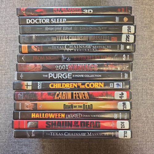 Dvd horror movie lot - dvd, halloween