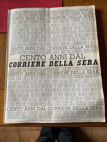 Cento anni dal corriere della - anni,