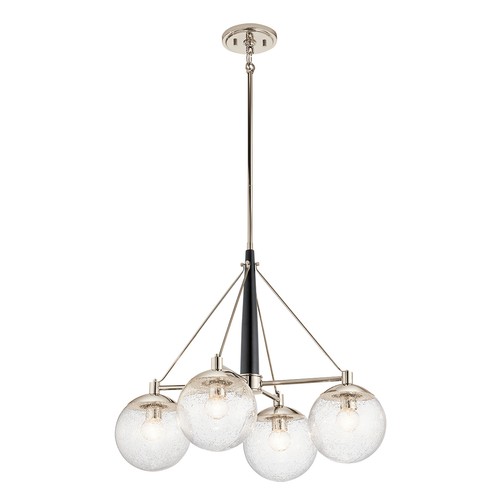 Lampadario moderno nichel