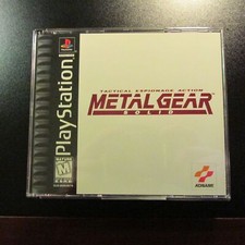 Metal Gear Solid (SONY PlayStation 1, 1998) PS1 PSX COMPLETO NUOVO IMMACOLATO COME NUOVO