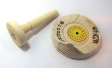 2 spazzole feltro e cotone lucidatura orologi anelli bracciali oro acciaio buffs