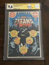 New Teen Titans Annual #2 (1983) CGC 9.6 Firmato Marv Wolfman 1° App Vigilante