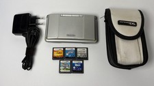 Nintendo DS console FAT FUNZIONANTE grigia con 5 giochi + CUSTODIA