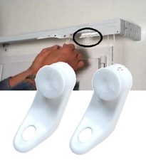 30 o 60 Ganci, cursori, gancio scorrevole, gancetti bastone estensibile W122188.