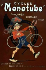 Poster Manifesto Locandina Pubblicità Biciclette Francia Stampa Vintage 50x70 Cm