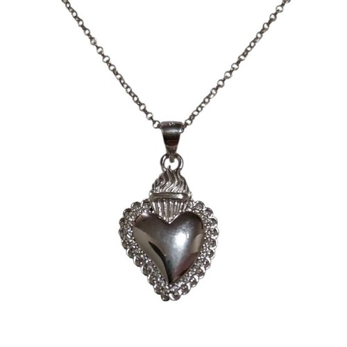 Collana argento 925 sacro - argento,